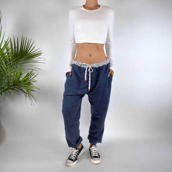Original Penguin Other - Vintage Y2K Low Rise Casual Navy Men's Sweatpants Joggers / Size: Large